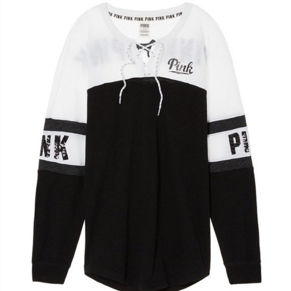 •Pink Victoria's Secret•Varsity Crew